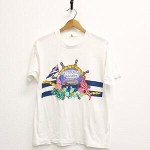 Vintage Riverboat Games T Shirt Large